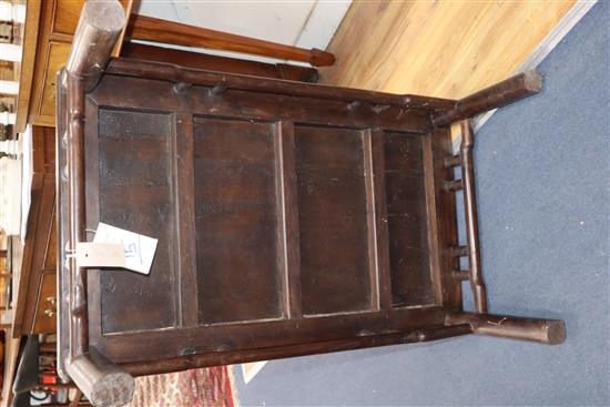 A Chinese poplar low table Kang W.81cm